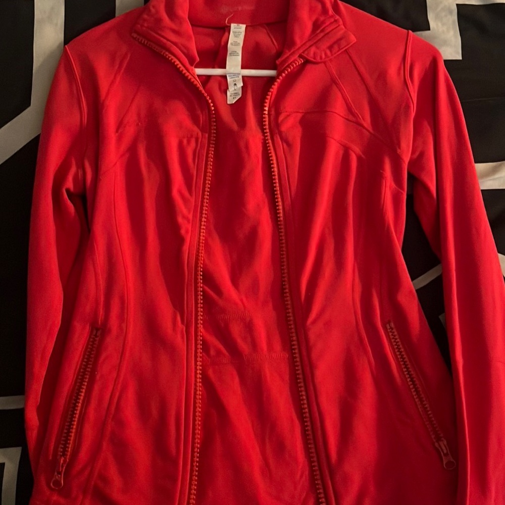dark red lululemon define jacket